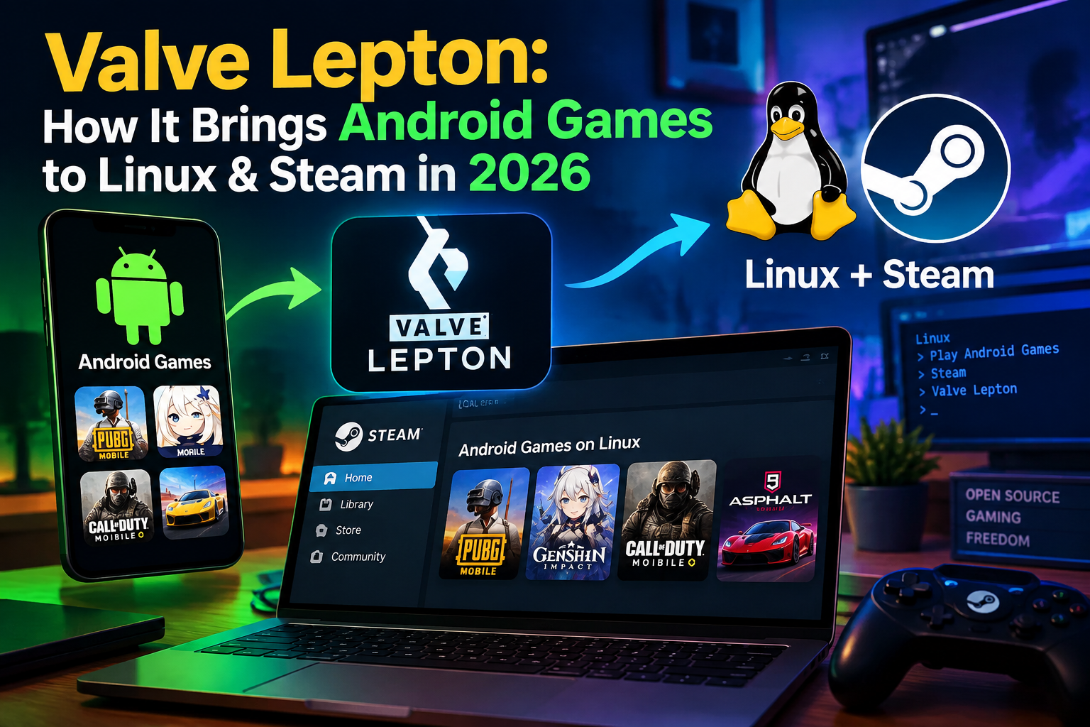 Valve Lepton: The Ultimate & Powerful Android Gaming Guide for Linux & Steam in 2026