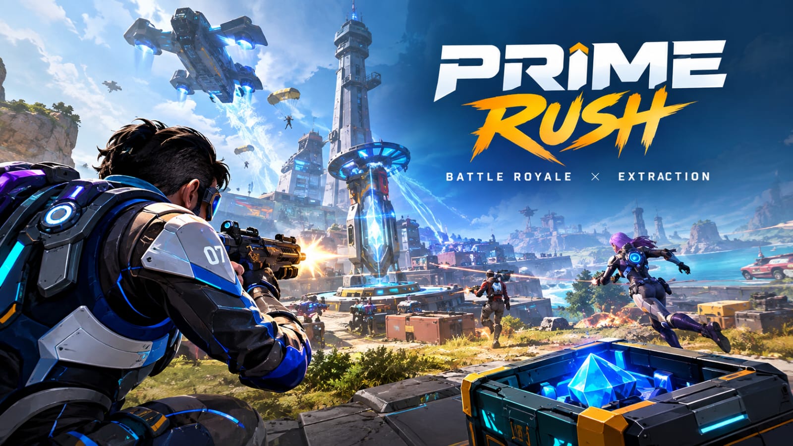 Prime Rush: Battle Royale Extraction Game for Android in 2026