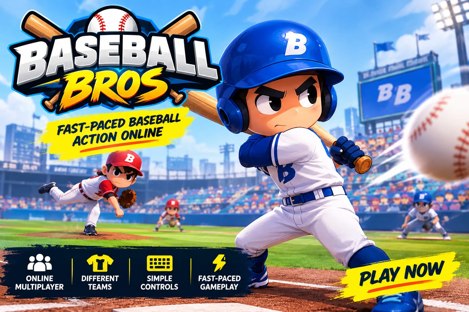 Baseball Bros Game :Amazing  Fast-Paced Baseball Action Online 2026
