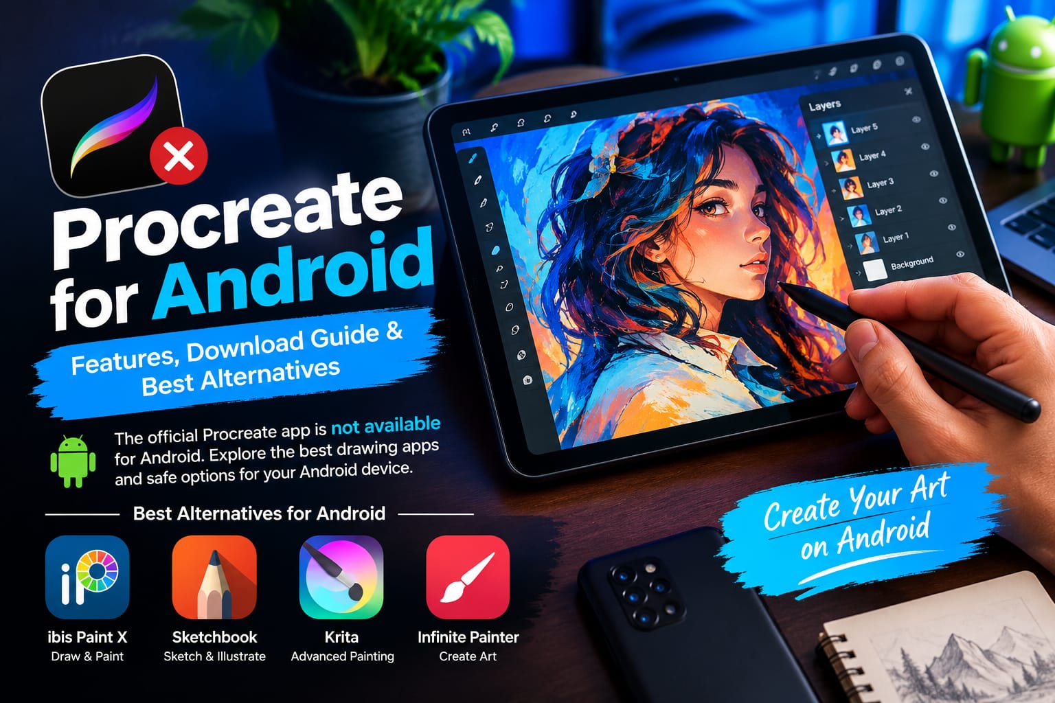 Procreate for Android: Features, Download Guide, and Best Alternatives 2026